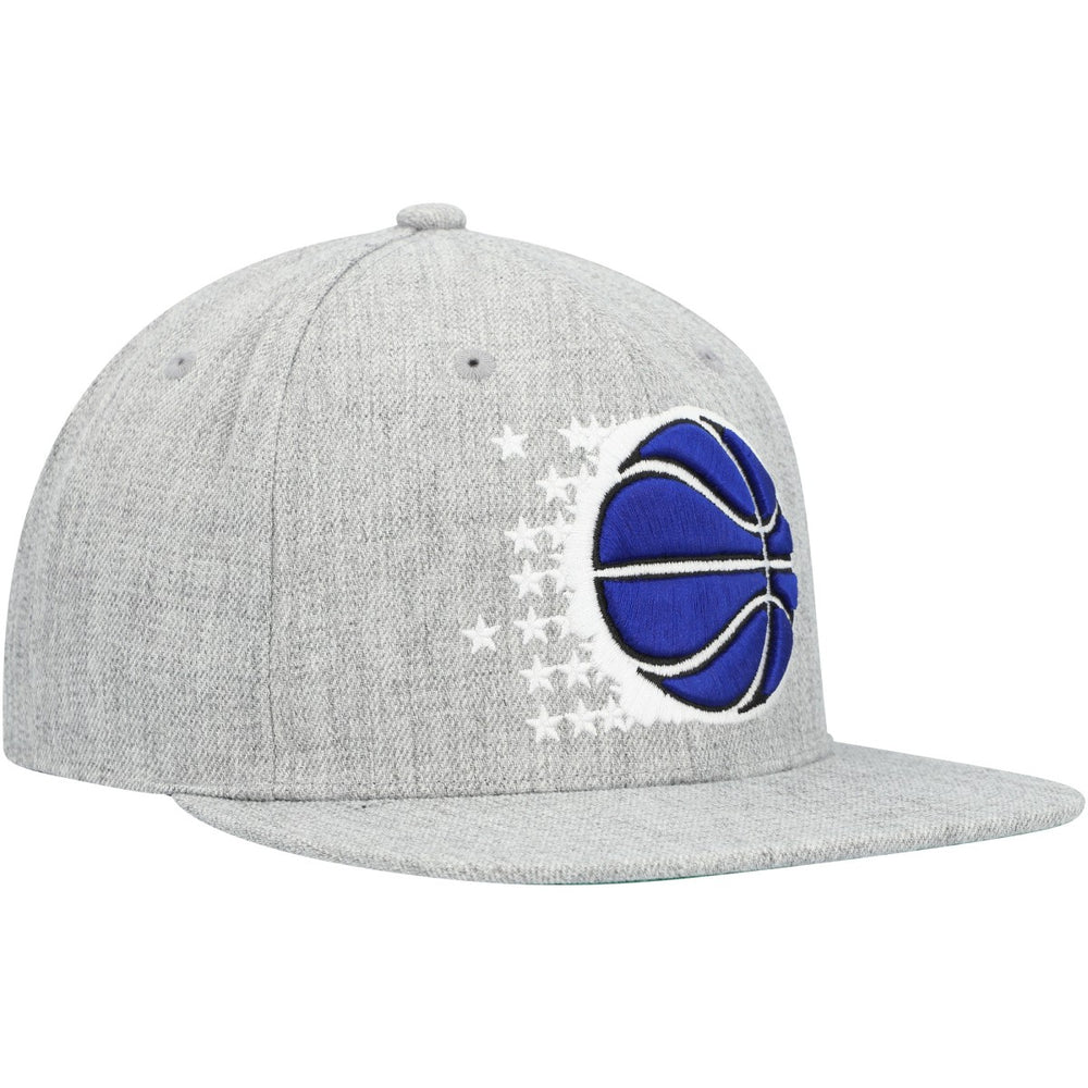 Orlando Magic Hardwood Classics 2.0 Snapback Hat Heather Gray