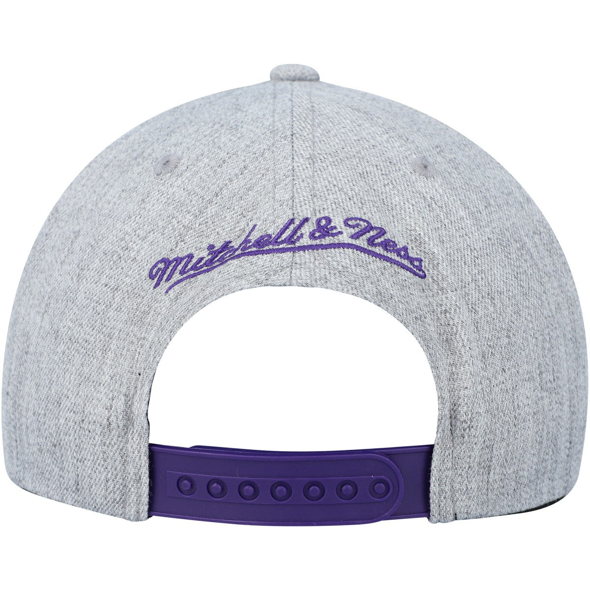 Toronto Raptors Hardwood Classics 2.0 Snapback Hat Heather Gray
