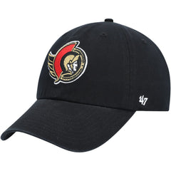 NHL Ottawa Senators '47 Clean Up Adjustable Hat - Black