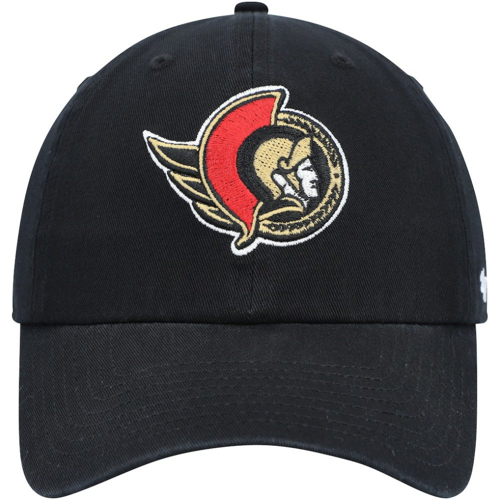 NHL Ottawa Senators '47 Clean Up Adjustable Hat - Black