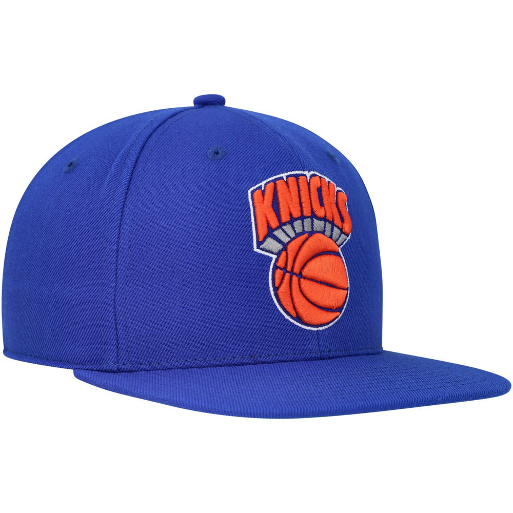 New York Knicks Hardwood Classics MVP Team Ground 2.0 Fitted Hat Blue