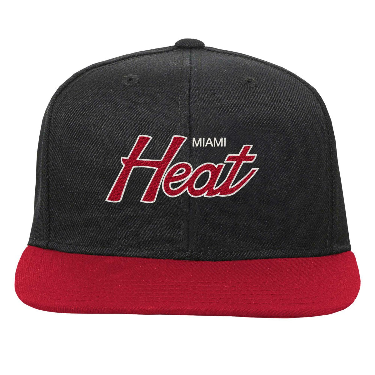 Miami Heat Youth Team Script Snapback Hat Black