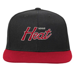 Miami Heat Youth Team Script Snapback Hat Black