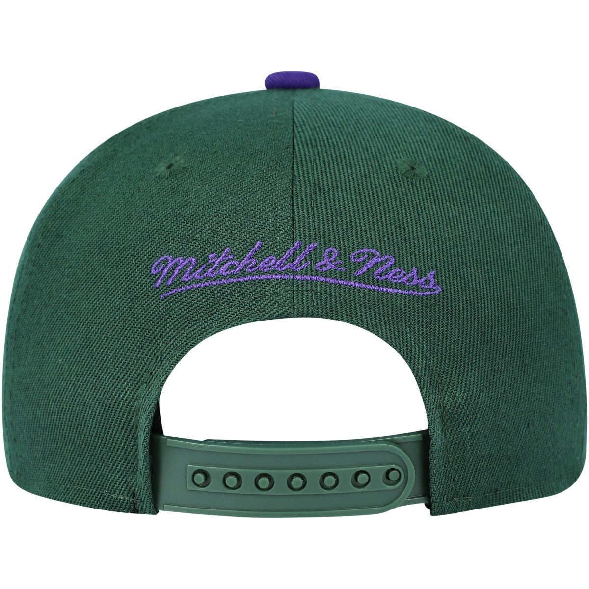 Milwaukee Bucks Youth Two-Tone Snapback Hat Hunter Green/Purple