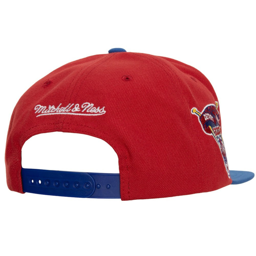 Detroit Tigers Mitchell & Ness Hometown Snapback Hat - Red/Royal Hats