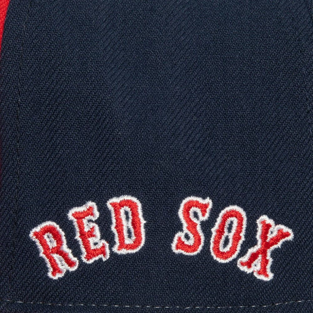 Boston Red Sox Mitchell & Ness Bases Loaded Fitted Hat - Red/ Hats