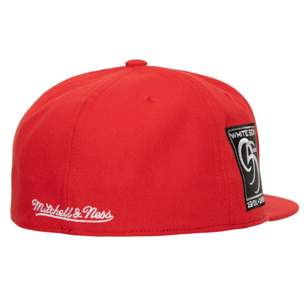 Chicago White Sox Mitchell & Ness Bases Loaded Fitted Hat - Red/ Hats