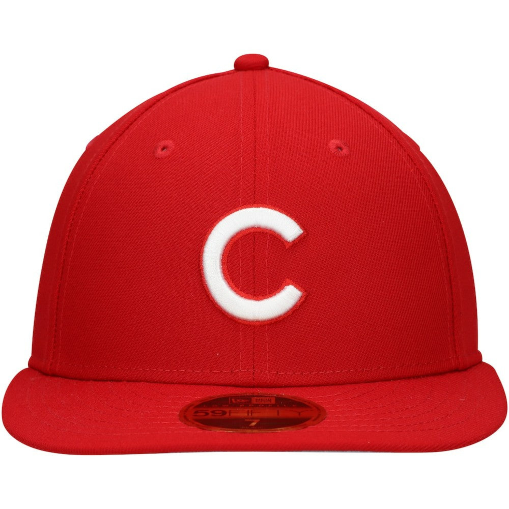 Chicago Cubs New Era Low Profile 59FIFTY Fitted Hat - Scarlet Hats
