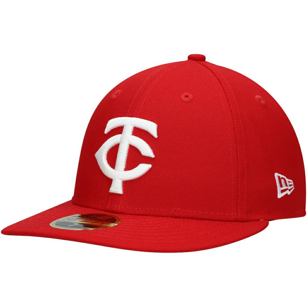 Minnesota Twins New Era Low Profile 59FIFTY Fitted Hat - Scarlet Hats