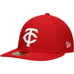 Minnesota Twins New Era Low Profile 59FIFTY Fitted Hat - Scarlet Hats