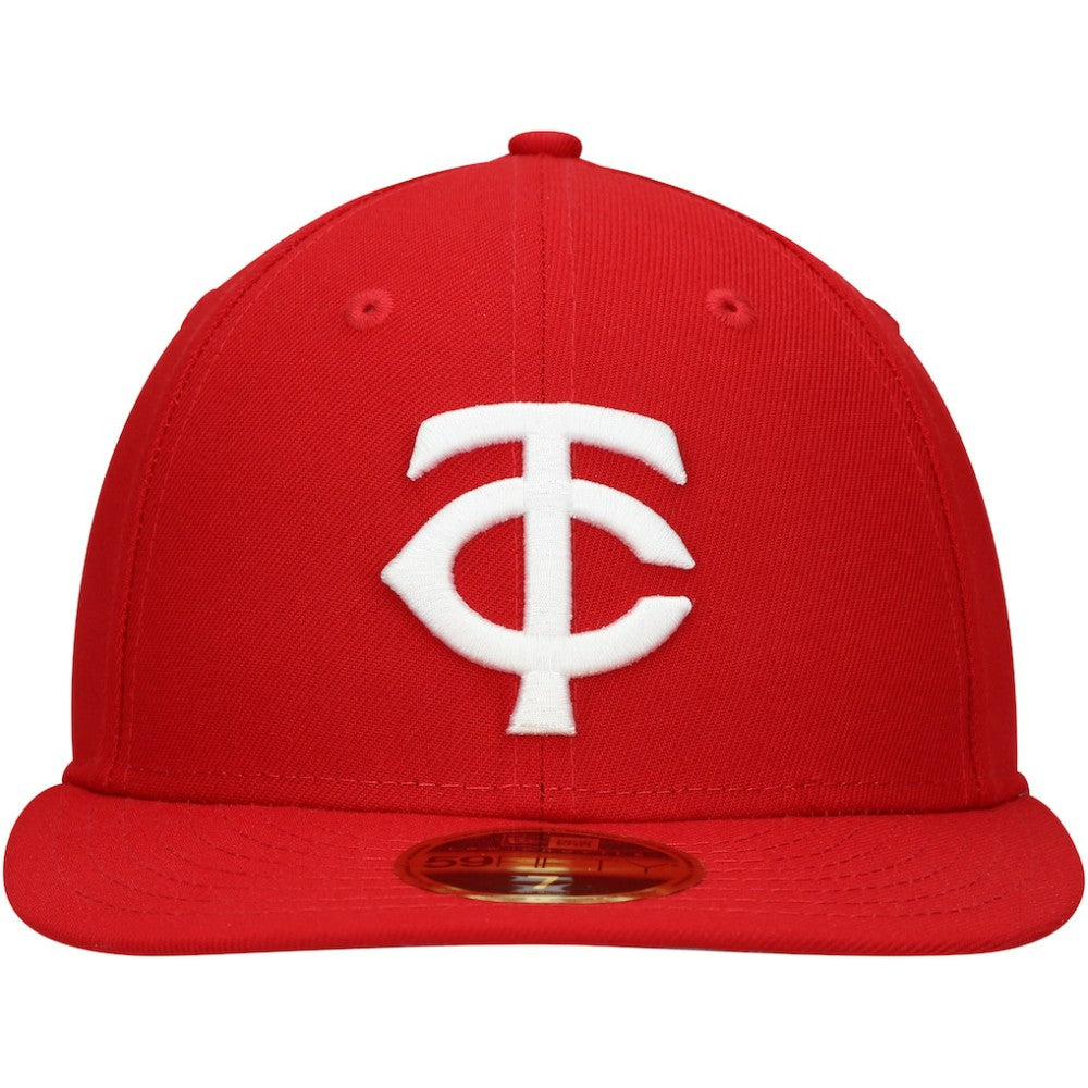 Minnesota Twins New Era Low Profile 59FIFTY Fitted Hat - Scarlet Hats