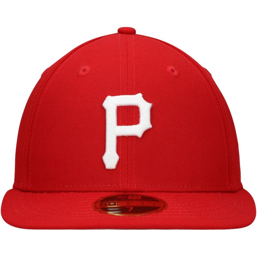 Pittsburgh Pirates New Era Low Profile 59FIFTY Fitted Hat - Scarlet Hats