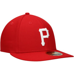 Pittsburgh Pirates New Era Low Profile 59FIFTY Fitted Hat - Scarlet Hats
