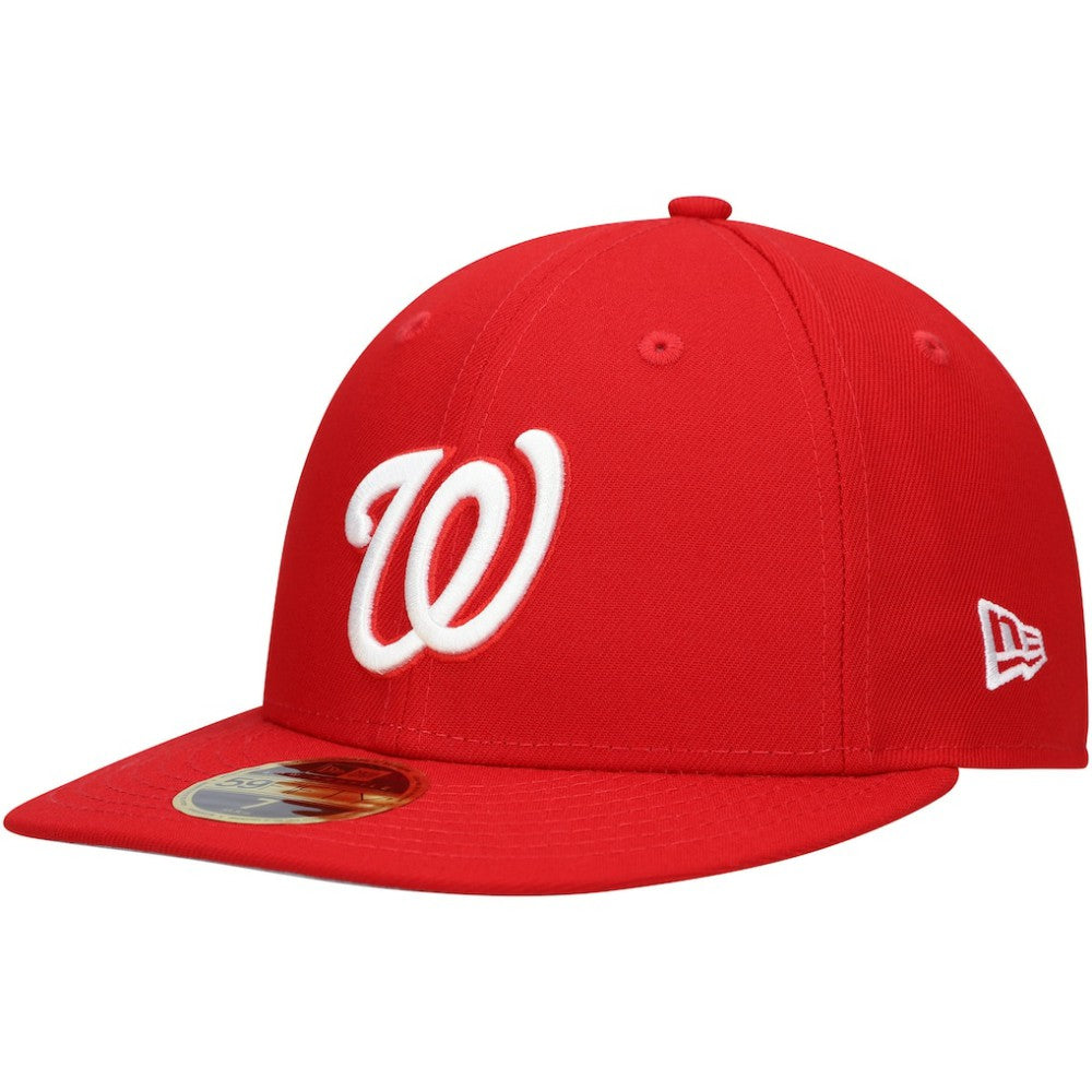 Washington Nationals New Era Low Profile 59FIFTY Fitted Hat - Scarlet Hats