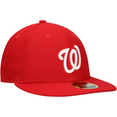 Washington Nationals New Era Low Profile 59FIFTY Fitted Hat - Scarlet Hats