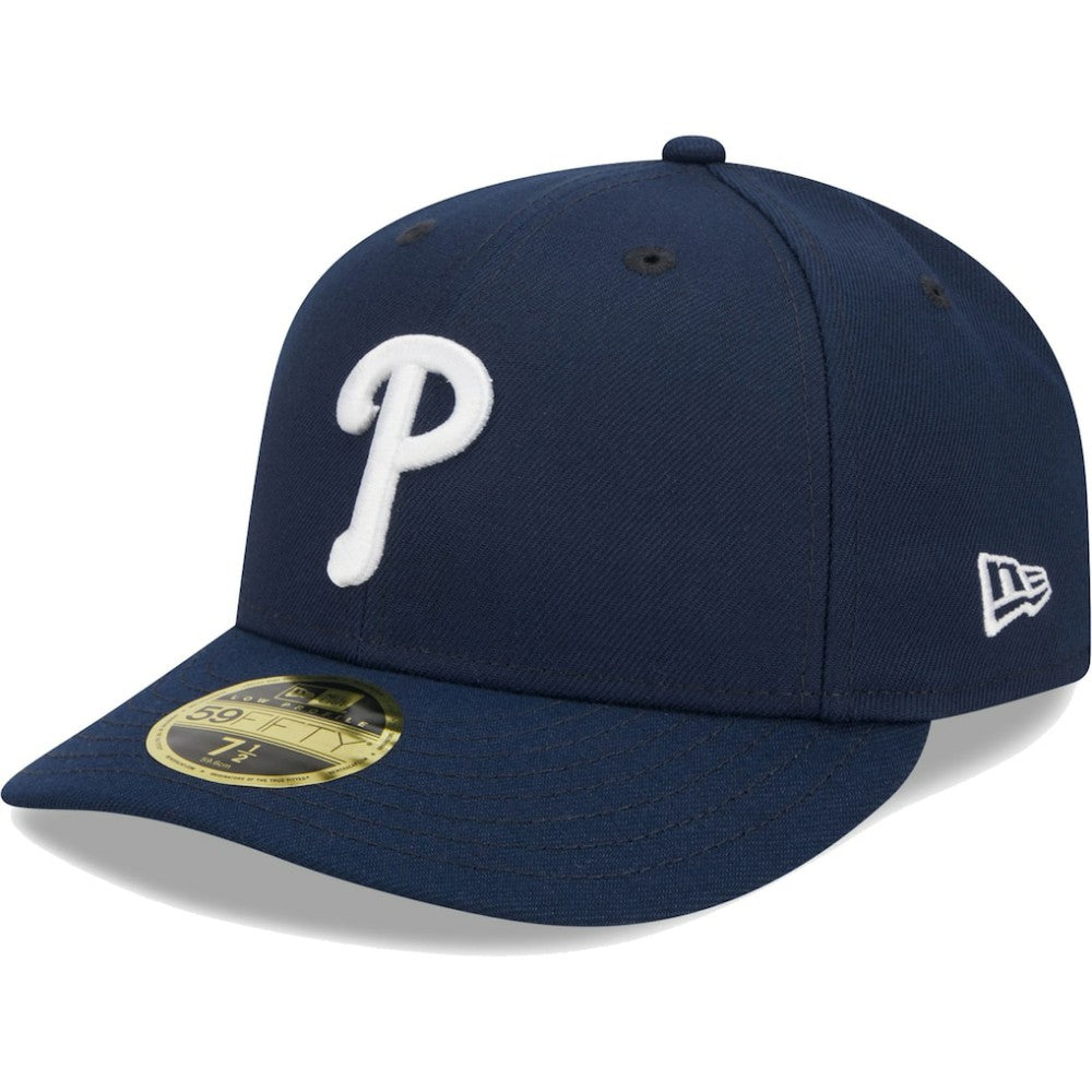 Philadelphia Phillies New Era Oceanside Low Profile 59FIFTY Fitted Hat - Navy Hats