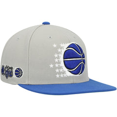 Orlando Magic Hardwood Classics Essentials 2.0 Snapback Hat Gray/Blue