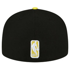 Utah Jazz 2-Tone 59FIFTY Fitted Hat Black/Yellow