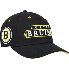 NHL Boston Bruins Mitchell & Ness LOFI Pro Snapback Hat - Black