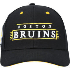 NHL Boston Bruins Mitchell & Ness LOFI Pro Snapback Hat - Black