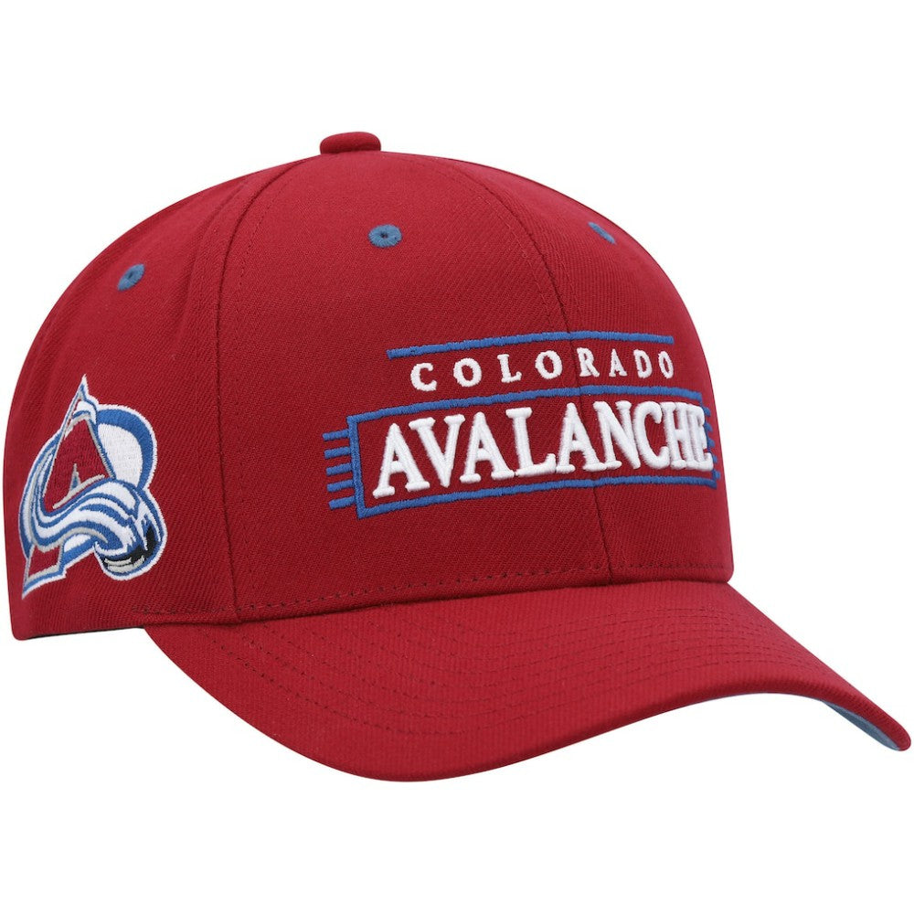 NHL Colorado Avalanche Mitchell & Ness LOFI Pro Snapback Hat - Burgundy