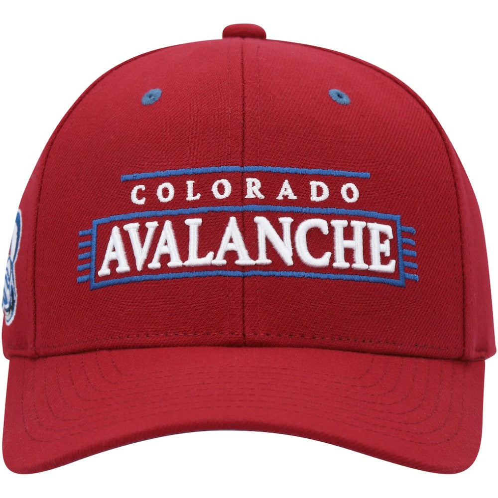 NHL Colorado Avalanche Mitchell & Ness LOFI Pro Snapback Hat - Burgundy