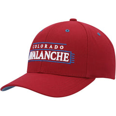 NHL Colorado Avalanche Mitchell & Ness LOFI Pro Snapback Hat - Burgundy