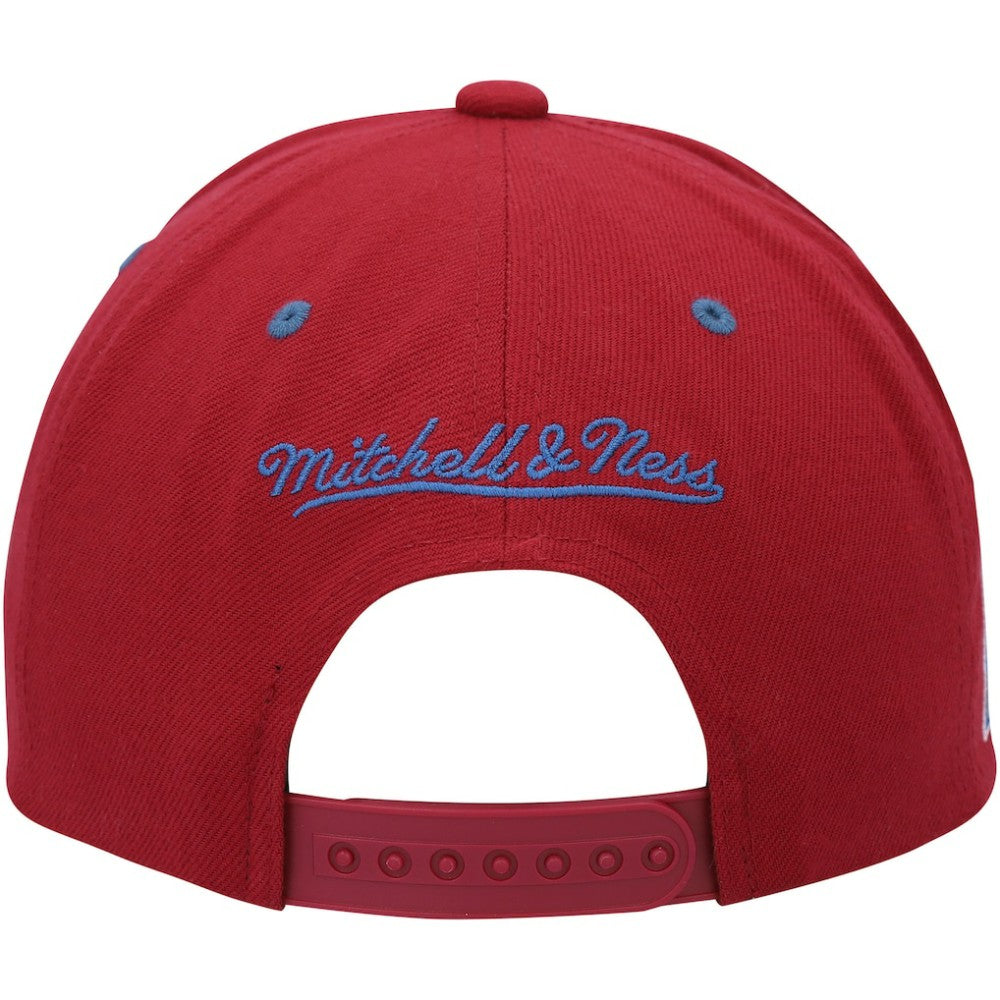 NHL Colorado Avalanche Mitchell & Ness LOFI Pro Snapback Hat - Burgundy