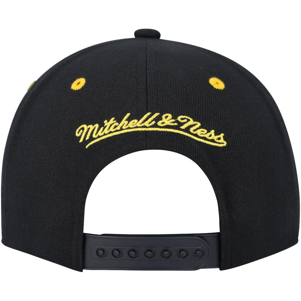 NHL Pittsburgh Penguins Mitchell & Ness LOFI Pro Snapback Hat - Black