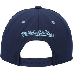 NHL Seattle Kraken Mitchell & Ness LOFI Pro Snapback Hat - Deep Sea Blue