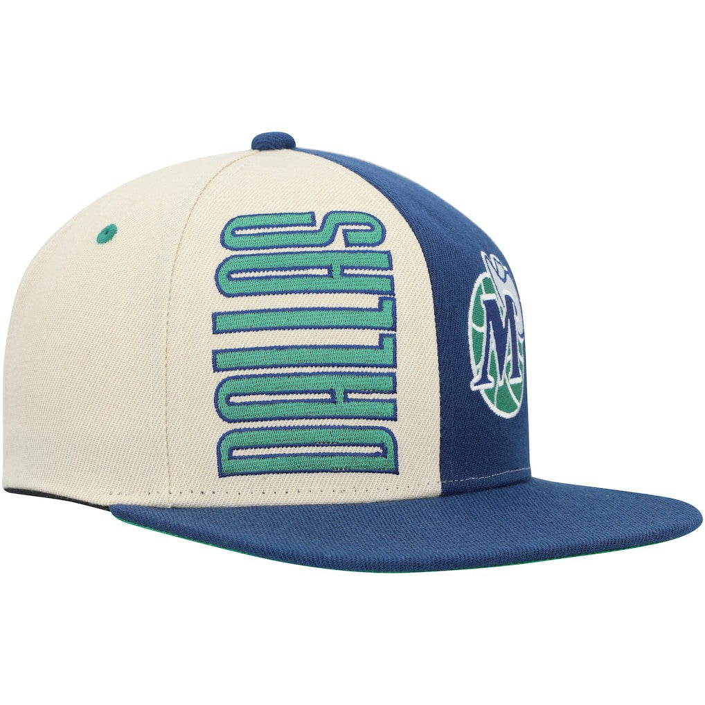Dallas Mavericks Hardwood Classics Pop Snapback Hat Cream