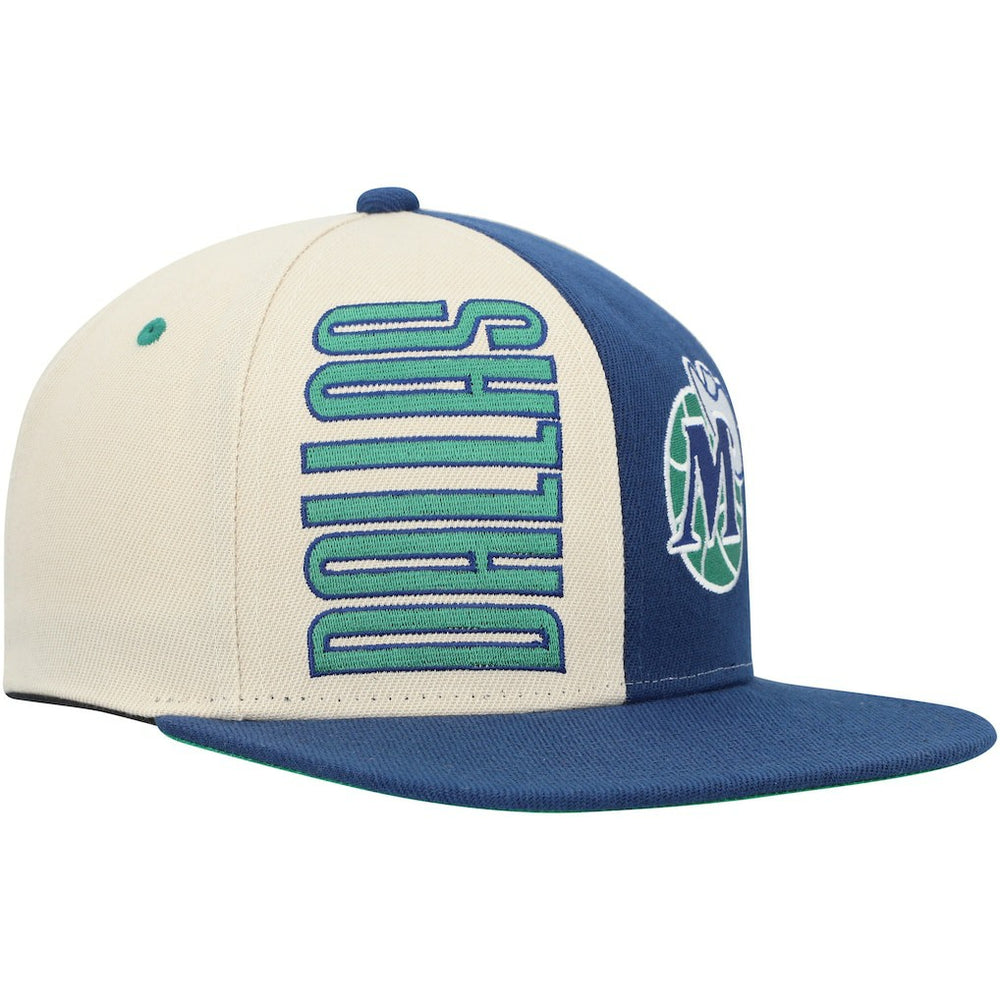 Dallas Mavericks Hardwood Classics Pop Snapback Hat Cream