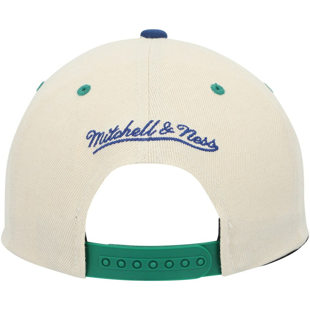 Dallas Mavericks Hardwood Classics Pop Snapback Hat Cream