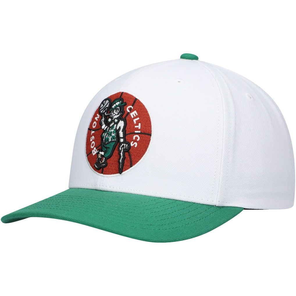 Boston Celtics Hardwood Classics Core 2-Tone 2.0 Pro Snapback Hat White/Green