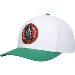 Boston Celtics Hardwood Classics Core 2-Tone 2.0 Pro Snapback Hat White/Green