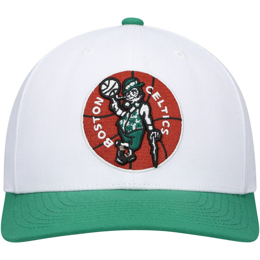 Boston Celtics Hardwood Classics Core 2-Tone 2.0 Pro Snapback Hat White/Green