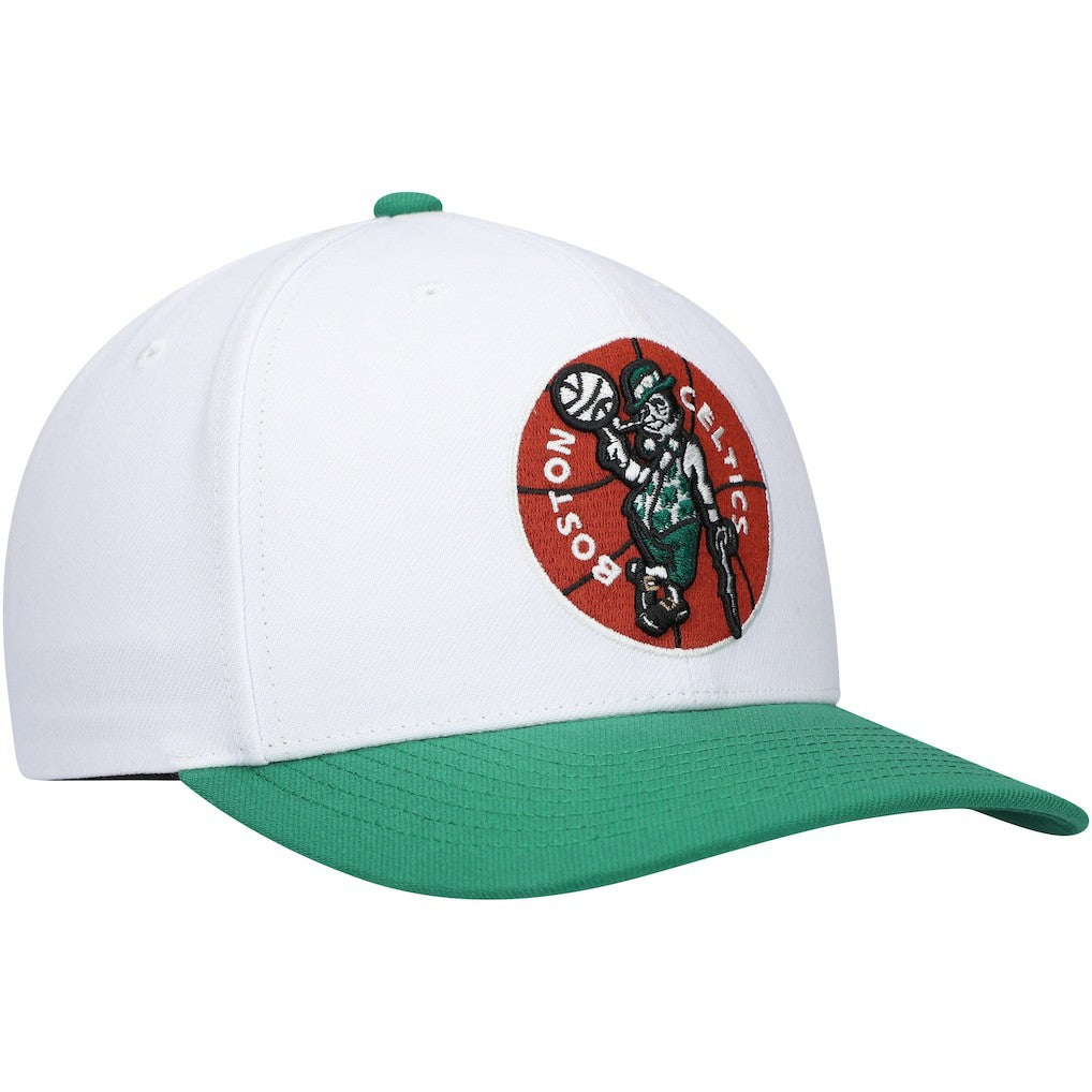 Boston Celtics Hardwood Classics Core 2-Tone 2.0 Pro Snapback Hat White/Green