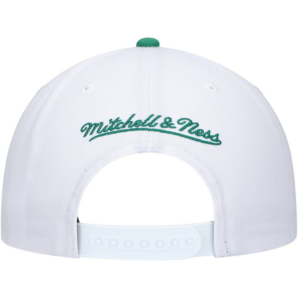 Boston Celtics Hardwood Classics Core 2-Tone 2.0 Pro Snapback Hat White/Green