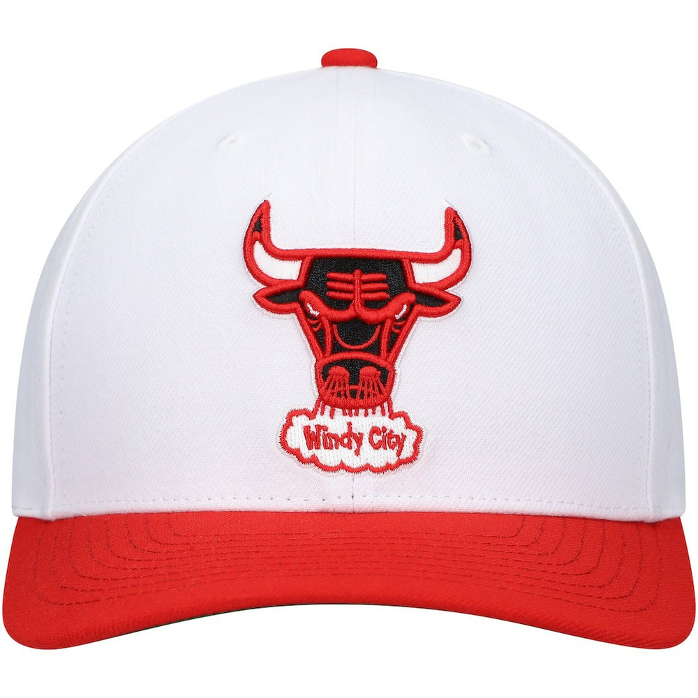 Chicago Bulls Hardwood Classics Core 2-Tone 2.0 Pro Snapback Hat White/Red