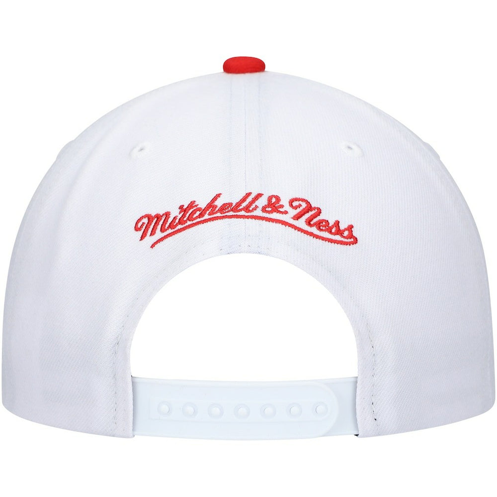 Chicago Bulls Hardwood Classics Core 2-Tone 2.0 Pro Snapback Hat White/Red