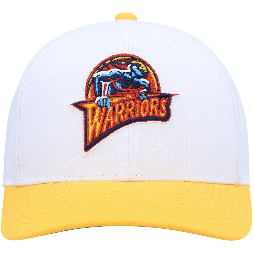 Golden State Warriors Hardwood Classics Core 2-Tone 2.0 Pro Snapback Hat White/Gold