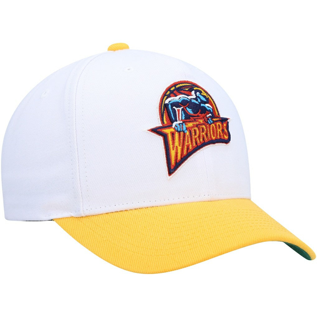 Golden State Warriors Hardwood Classics Core 2-Tone 2.0 Pro Snapback Hat White/Gold