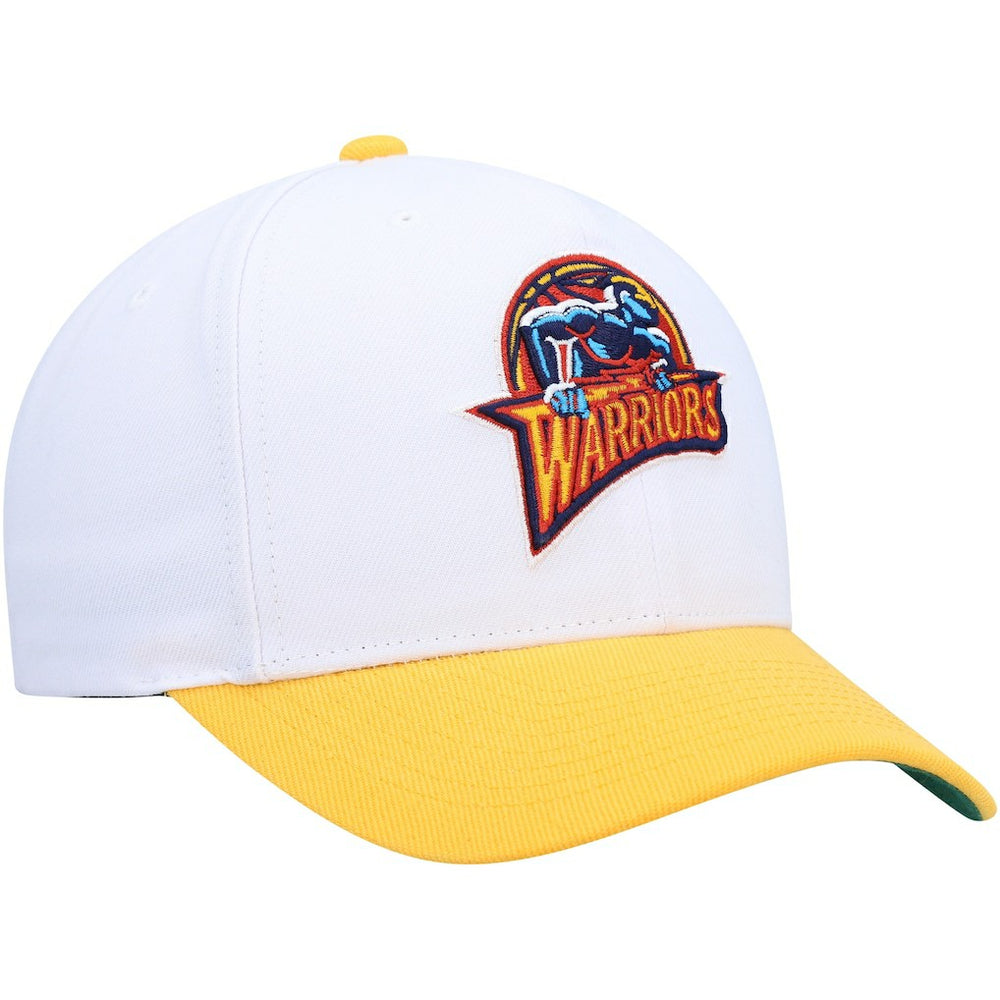 Golden State Warriors Hardwood Classics Core 2-Tone 2.0 Pro Snapback Hat White/Gold