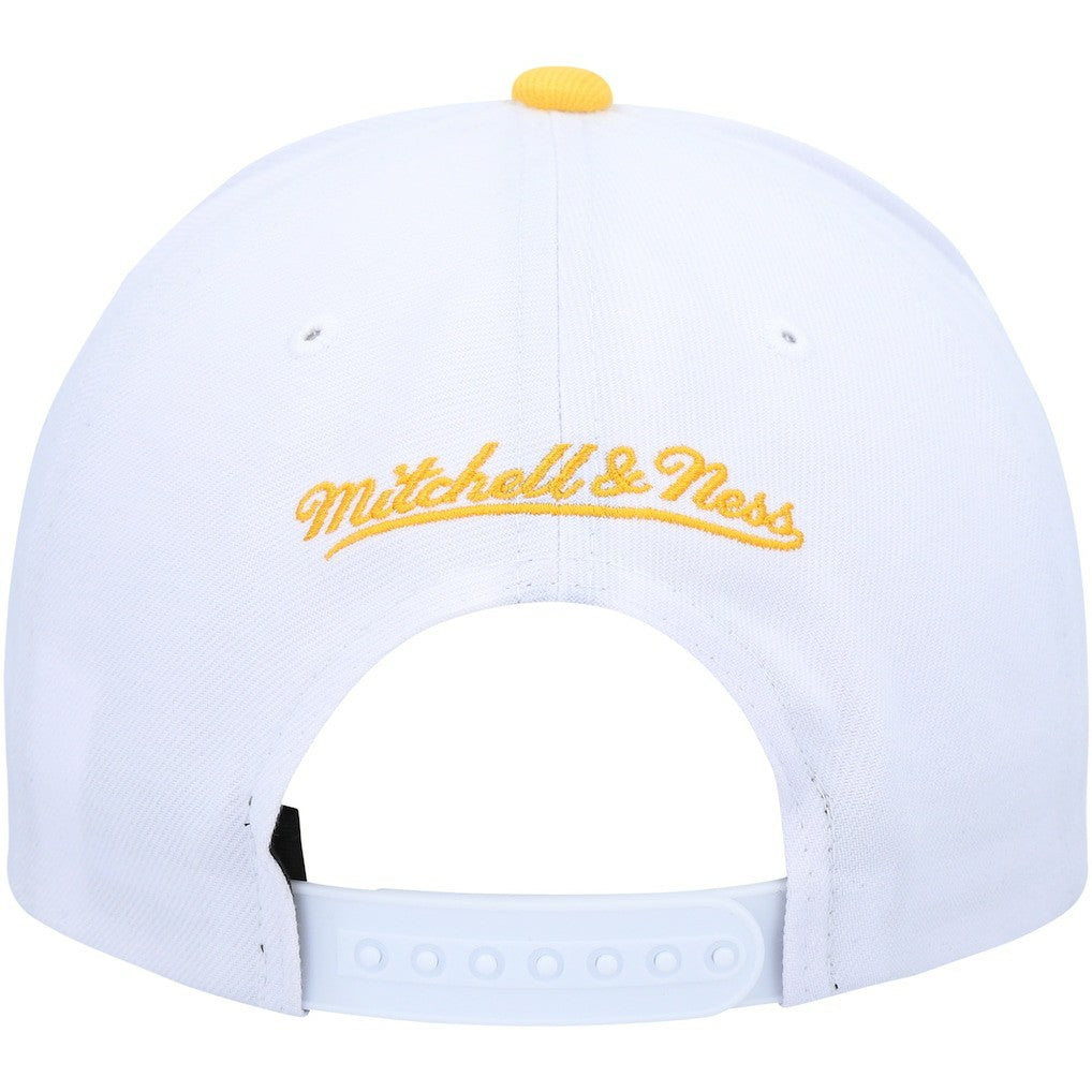 Golden State Warriors Hardwood Classics Core 2-Tone 2.0 Pro Snapback Hat White/Gold