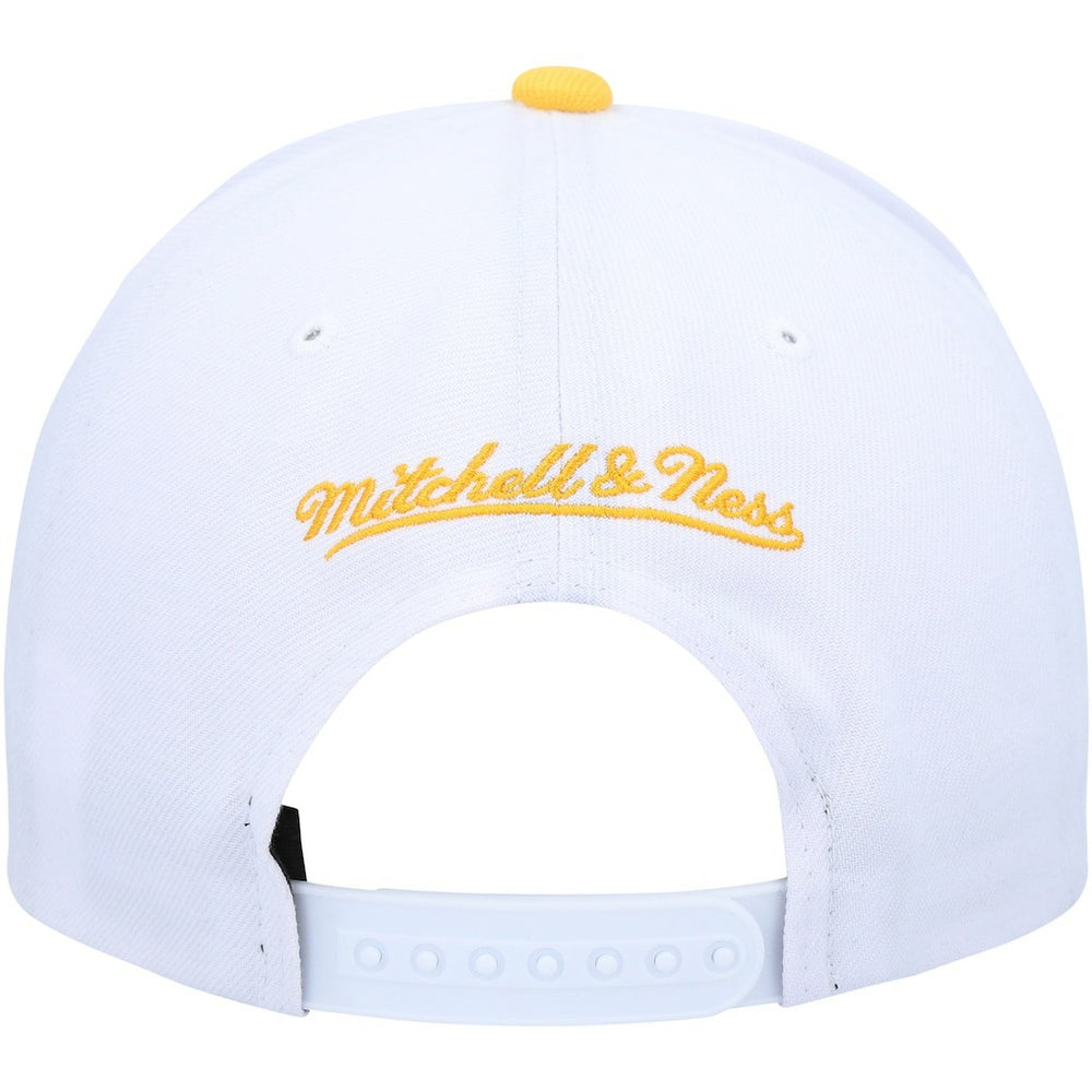 Golden State Warriors Hardwood Classics Core 2-Tone 2.0 Pro Snapback Hat White/Gold