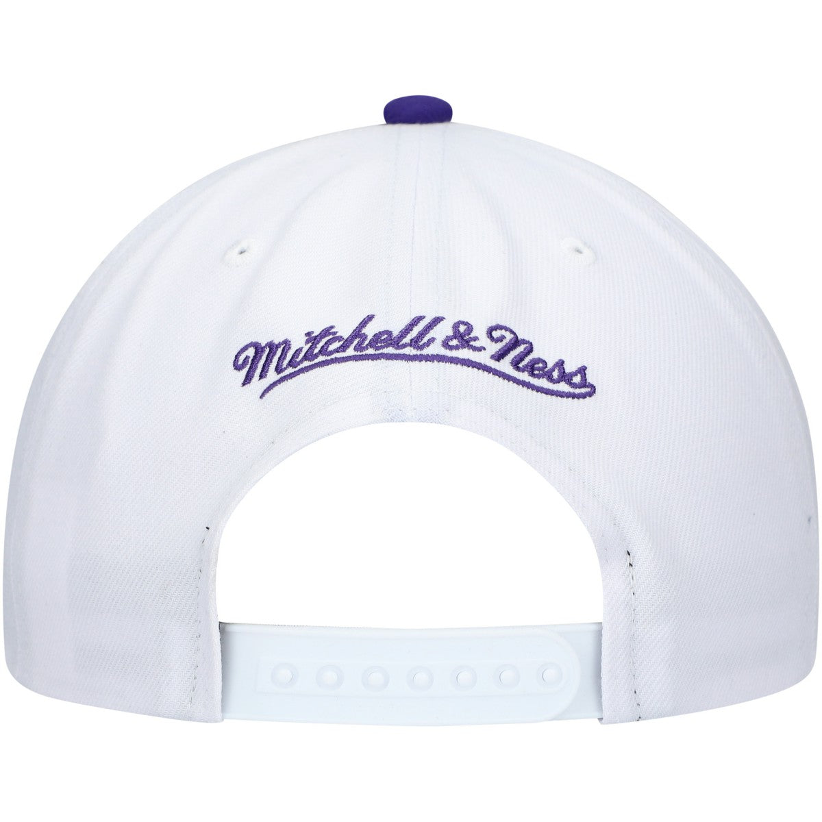 Milwaukee Bucks Hardwood Classics Core 2-Tone 2.0 Pro Snapback Hat White/Purple