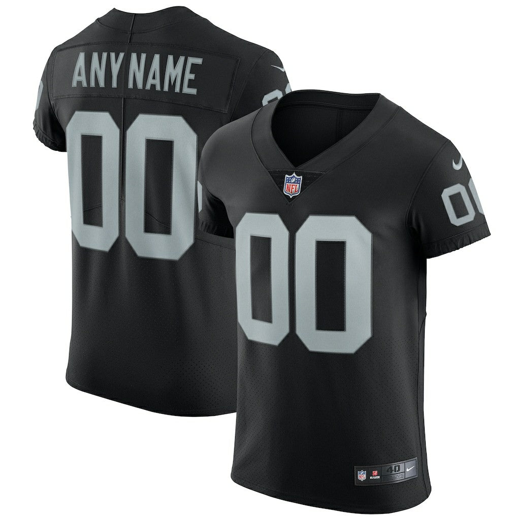 Las Vegas Raiders Vapor Untouchable Custom Elite Jersey Black