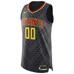 Atlanta Hawks Authentic Custom Jersey Black Icon Edition