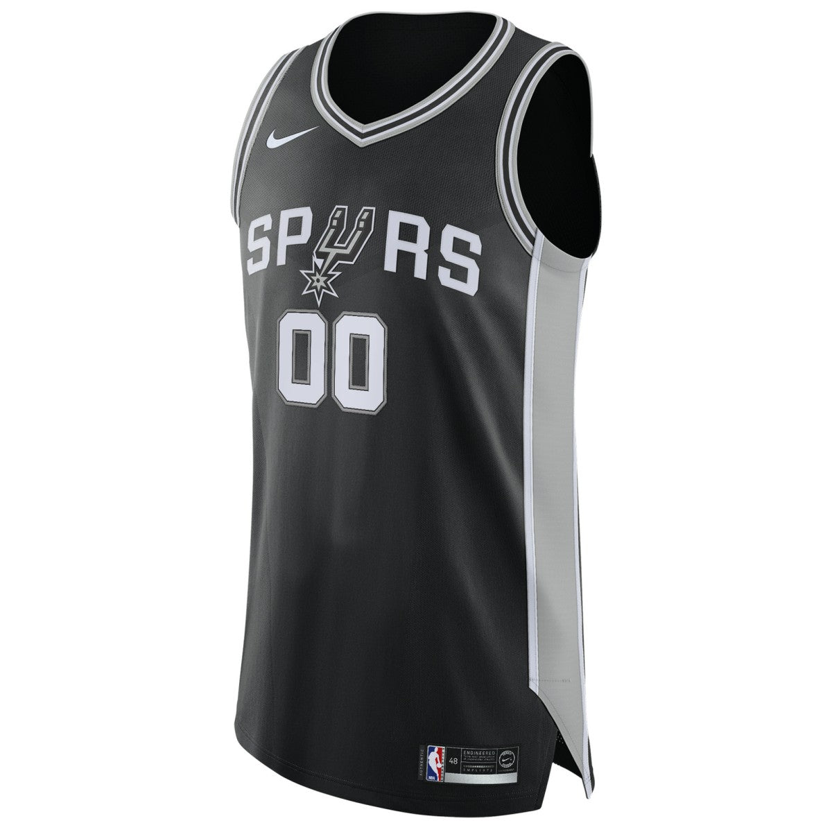 San Antonio Spurs Authentic Custom Jersey Black Icon Edition