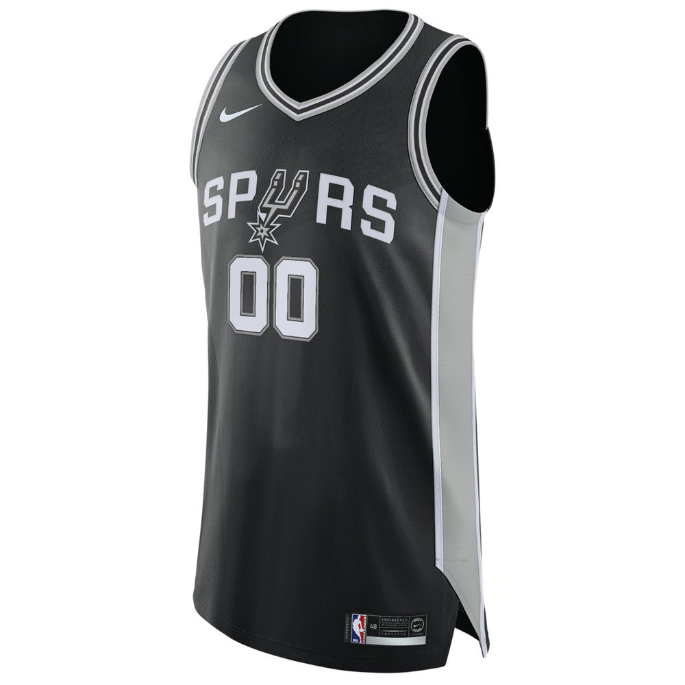 San Antonio Spurs Authentic Custom Jersey Black Icon Edition